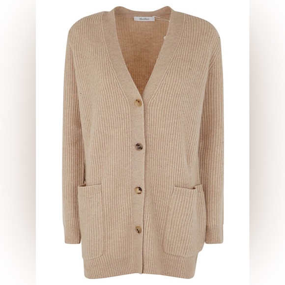 MAX MARA Oversized Cashmere Cardigan - Picture 3 of 12